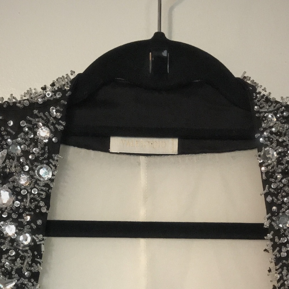 Rare Authentic Valentino Jeweled Pussy-bow Blouse - Picture 4 of 8